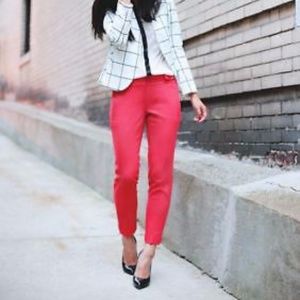 Apple Red Banana Republic Cropped Martin Fit Pant